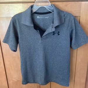 Never worn underarmour boys polo, size 5